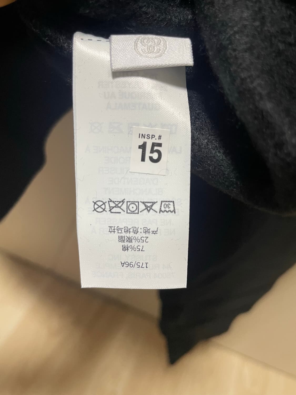 스투시 베이직크루넥맨투맨 M 블랙 상품이미지9