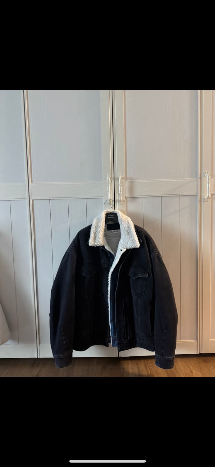 준지 데님 쉐르파 자켓 상품이미지1