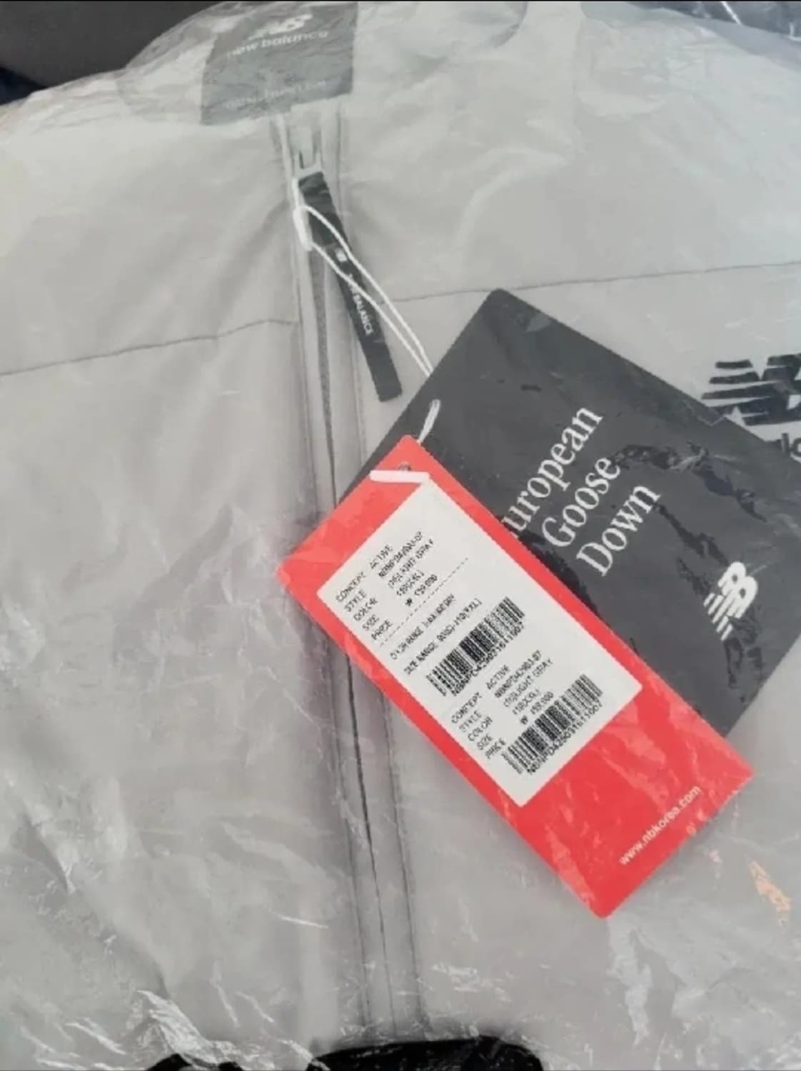 뉴발란스 ACTIVE 경량 구스다운 새상품 상품이미지2