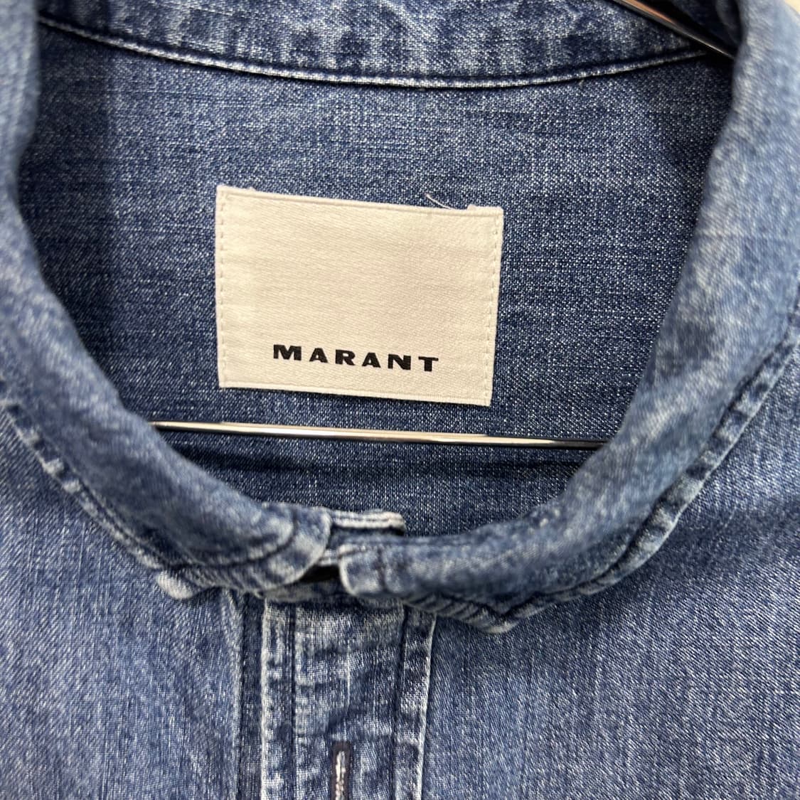 MARANT 오버핏 체스트포켓 긴팔 데님셔츠 상품이미지3