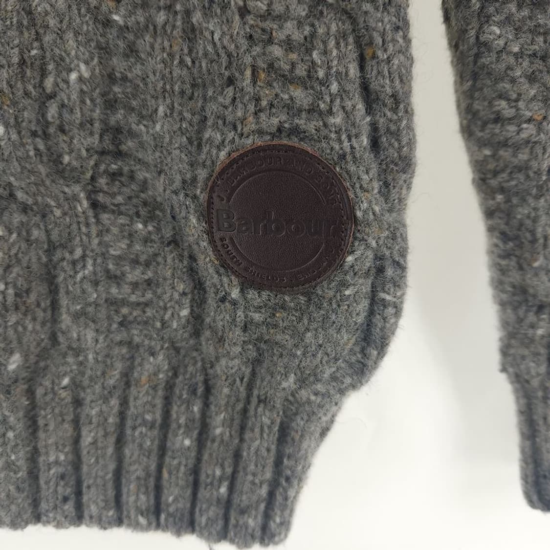 [S(90)]바버(Barbour) 헤비울 케이블 니트[Y5C-163] 상품이미지4