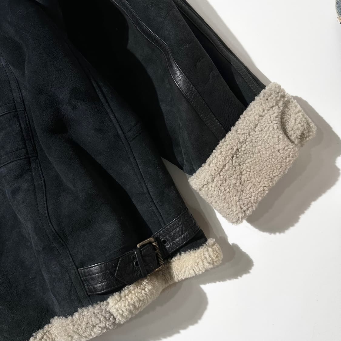 Peccica 램스킨 시어링 무스탕 자켓 상품이미지5