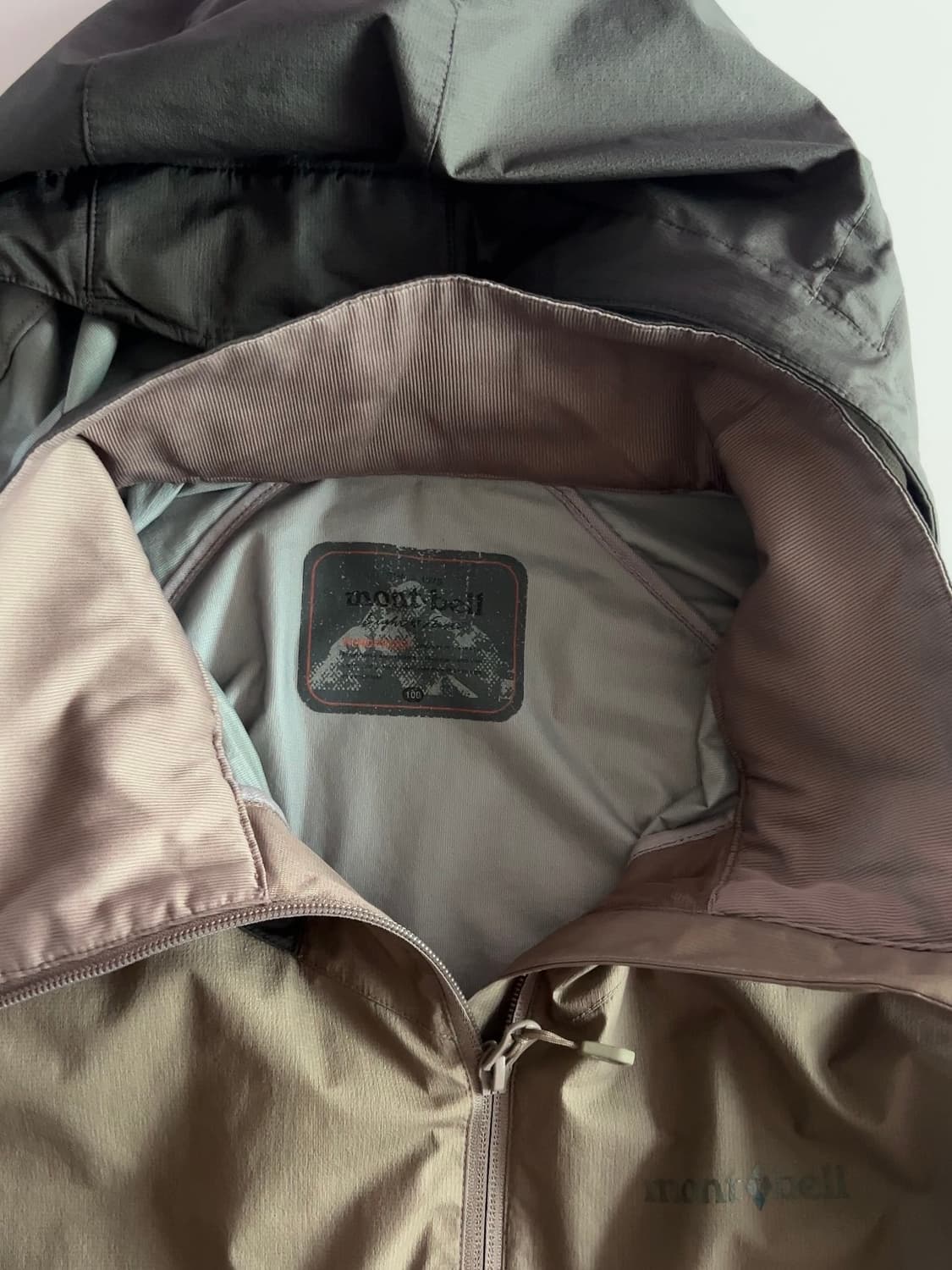 몽벨 다크 베이지 바람막이 100 상품이미지5