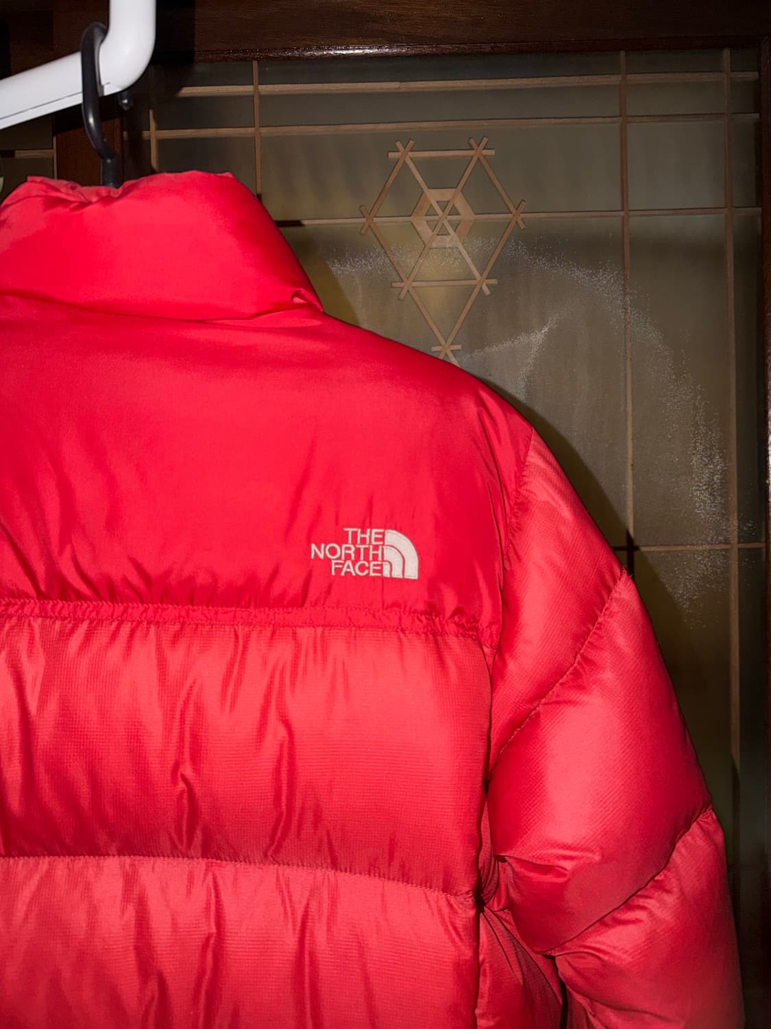 노스페이스 700 눕시 구스다운 패딩 레드 상품이미지3