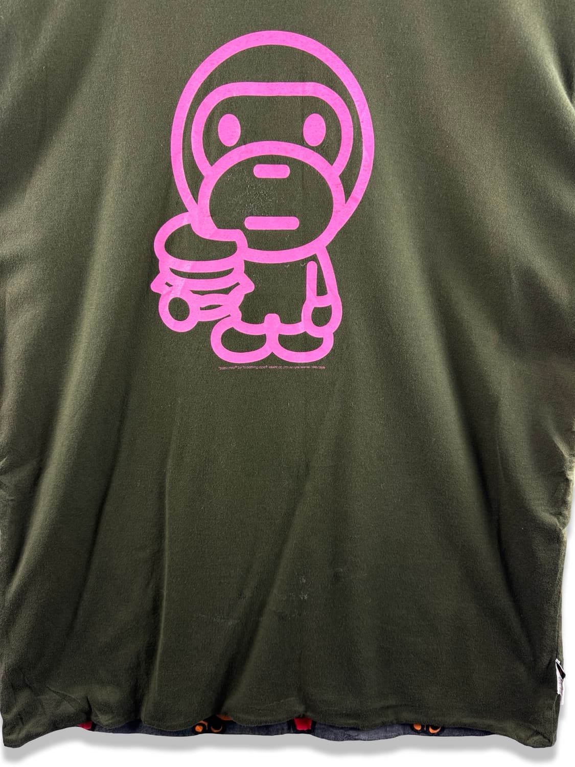 베이프 마일로 리버시블 카키 정크푸드 티셔츠2695 상품이미지4