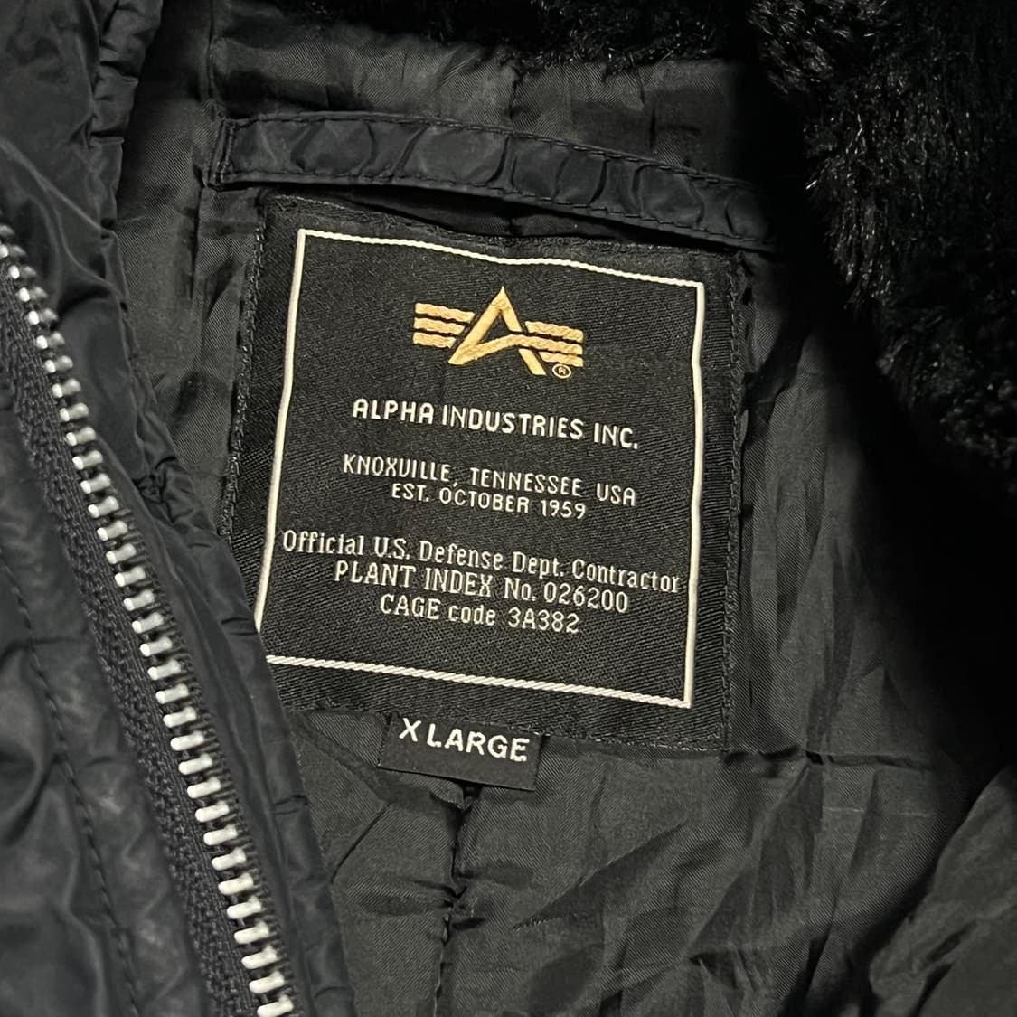 Alpha Industries N2B 네이비 퍼 항공점퍼 상품이미지3