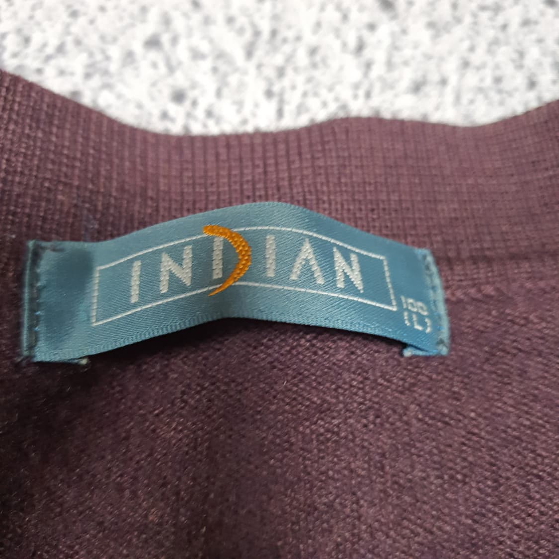 ✨ (바배) 인디안 버건디 체크 니트 가디건  상품이미지3