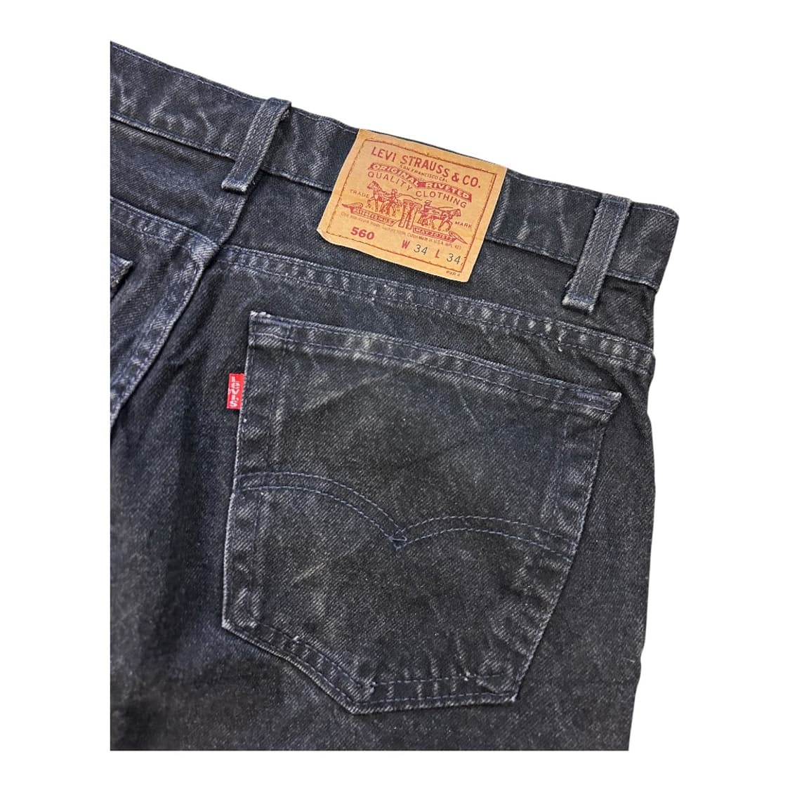XL) 리바이스 560 90s USA 루주 테이퍼드 데님팬츠 BP-001 상품이미지5