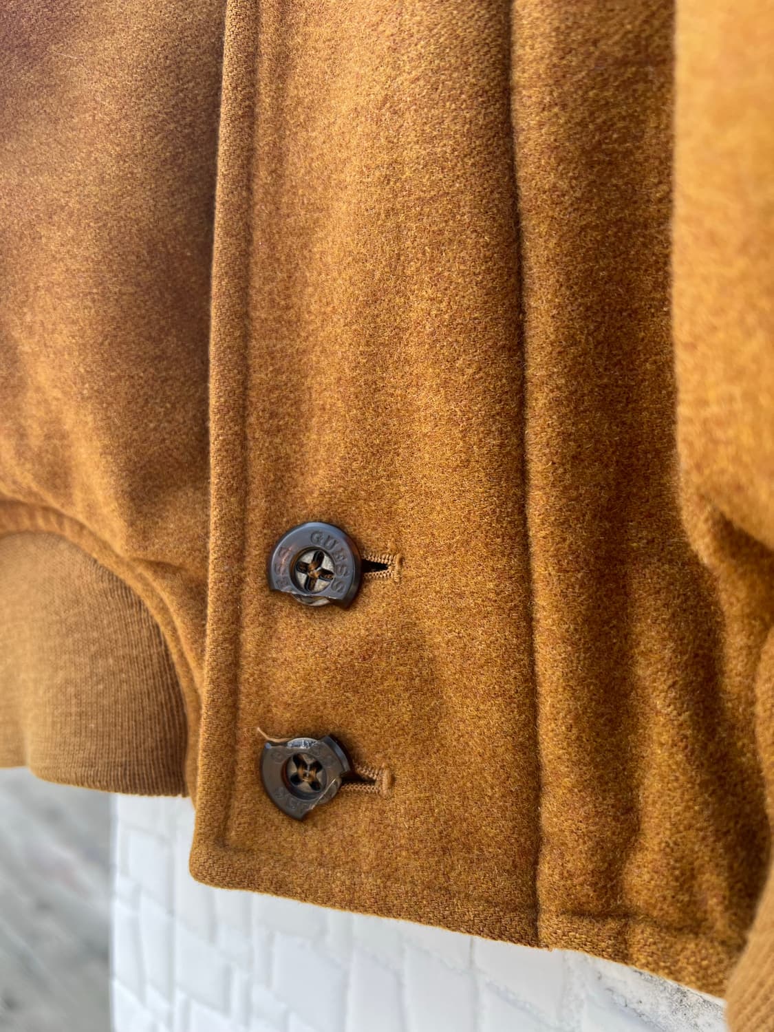 90s 게스 울 바시티 자켓 상품이미지4