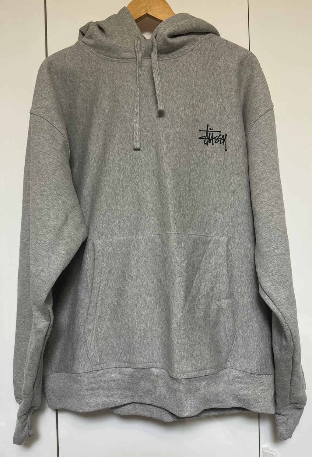 스투시 STUSSY 그레이 기모후드맨투맨 상품이미지1