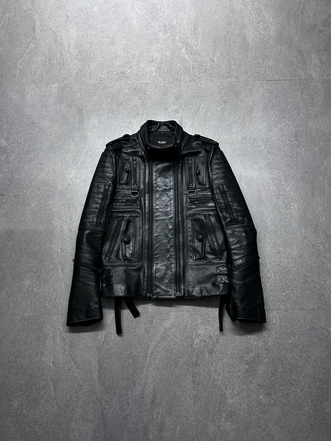 206 옴므 멀티 포켓 램스킨 자켓 상품이미지1