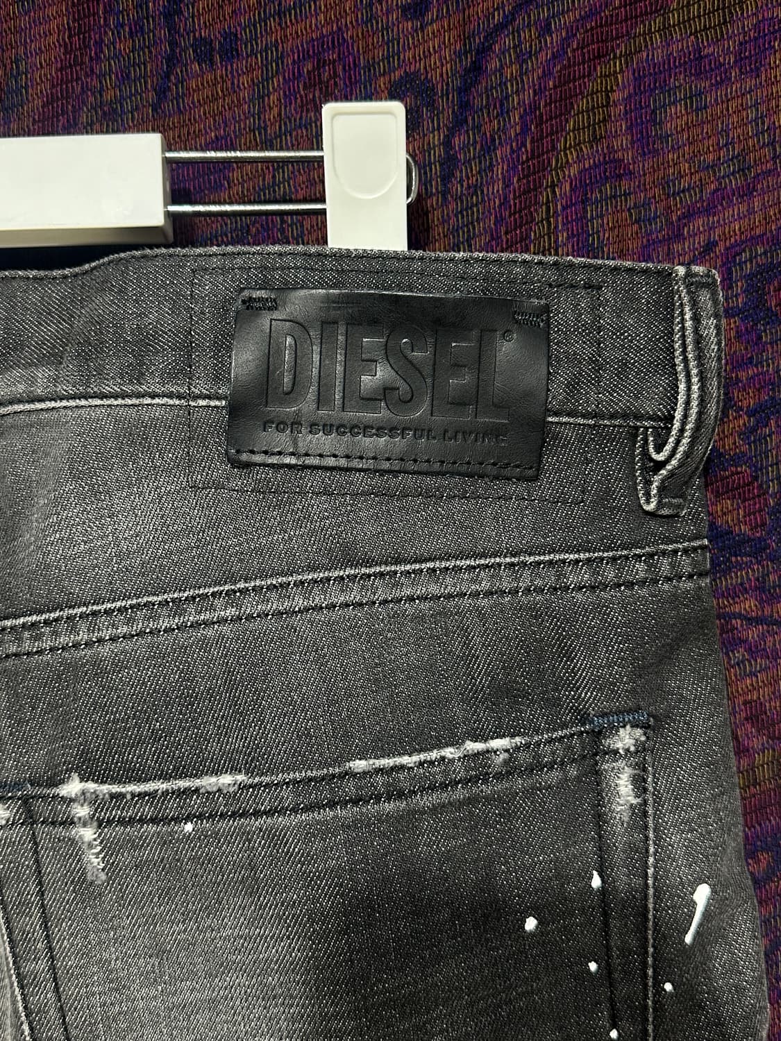 디젤 D-VIDER 데님 흑청 팬츠 신품 상품이미지6