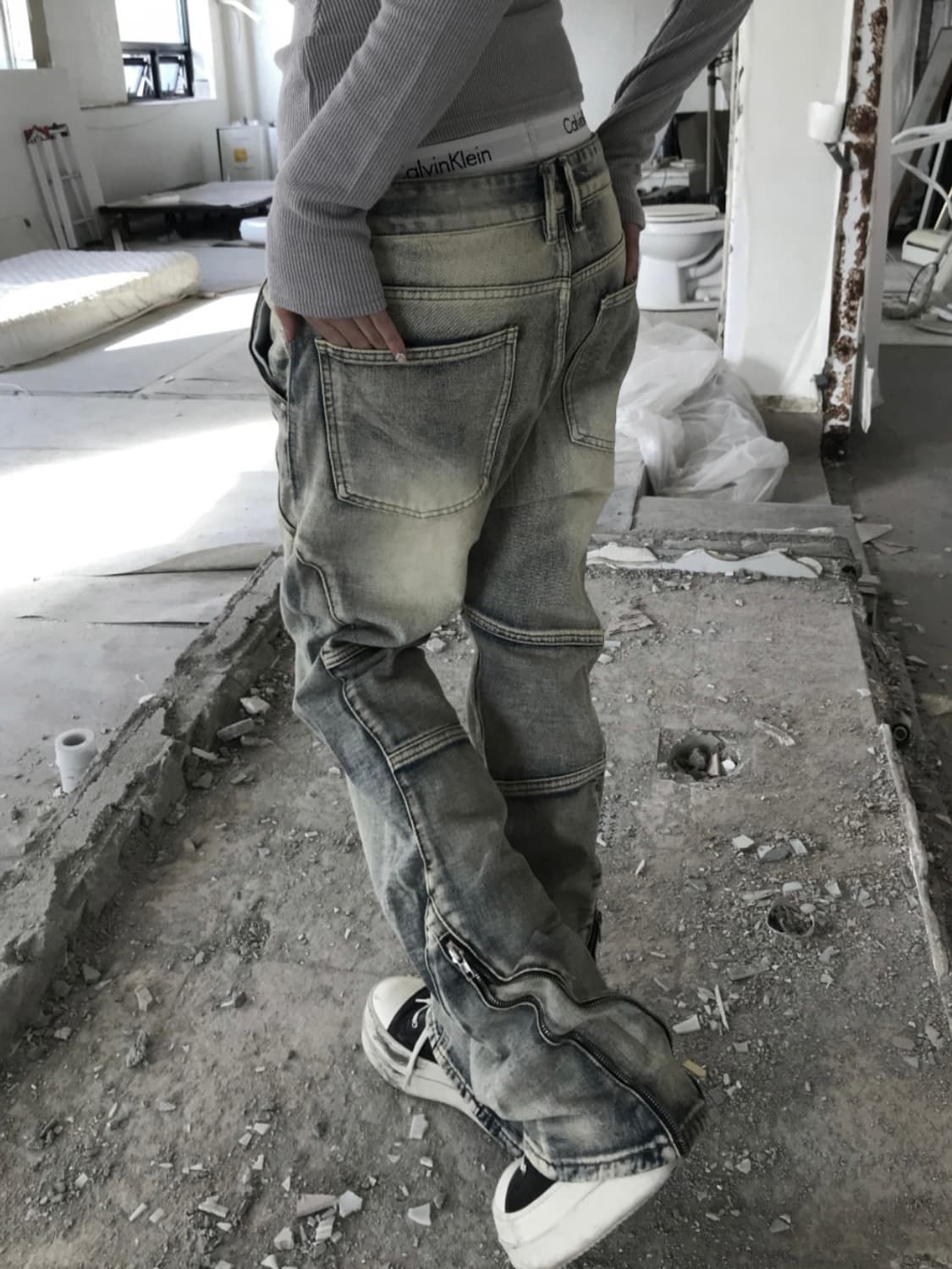 Kyoiii GRIND ZIP CARGO PT(BLUE) 상품이미지5