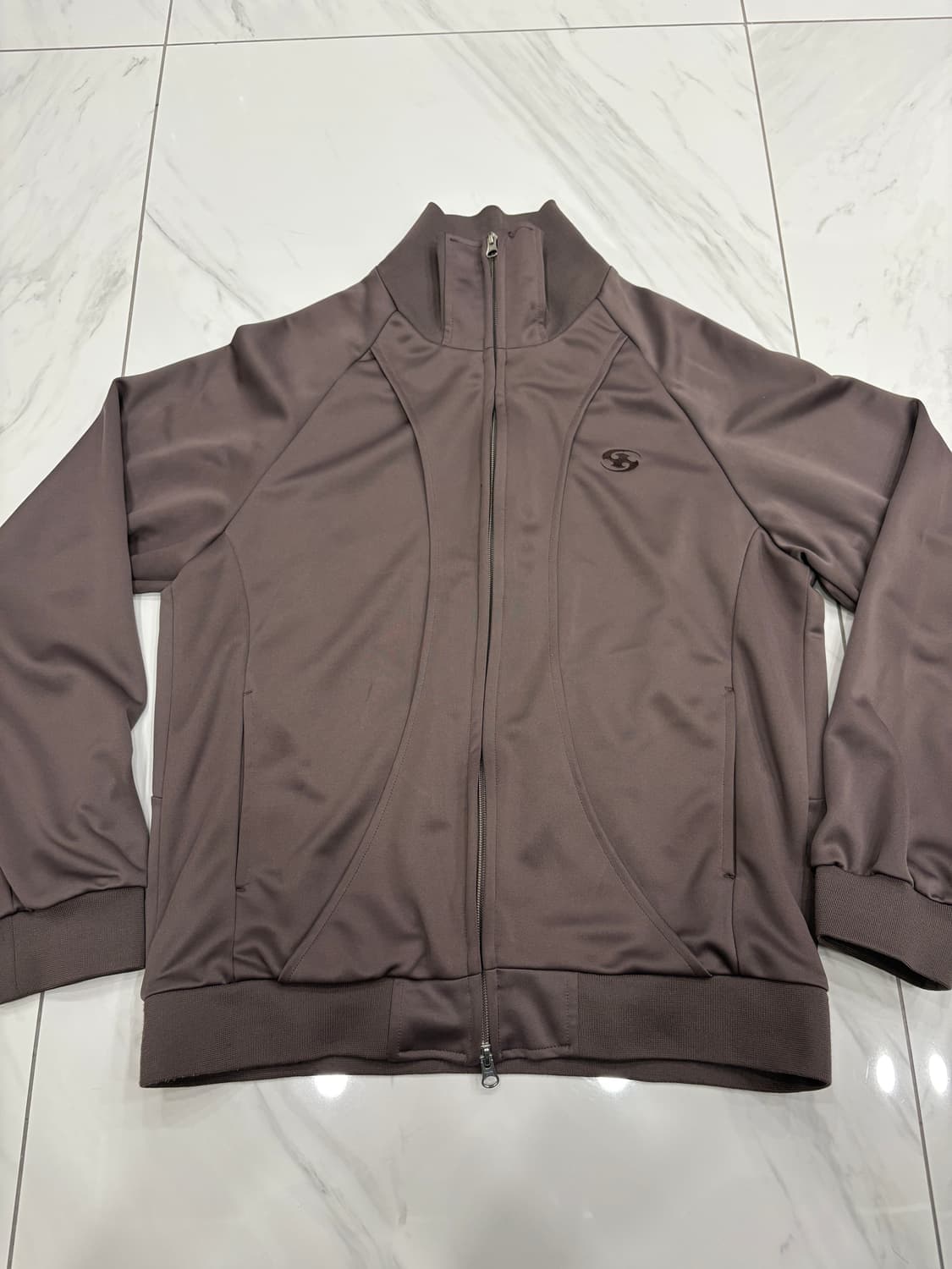 산산기어 브라운 트랙 자켓 상품이미지1