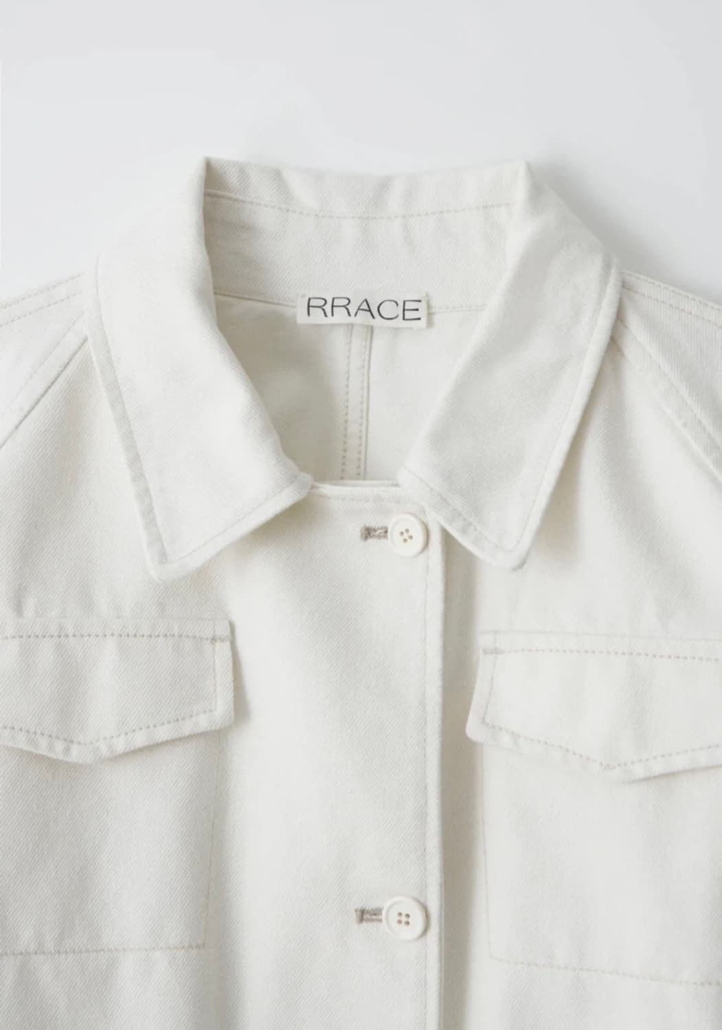 새상품, RRACE 화이트 데님 자켓 상품이미지7