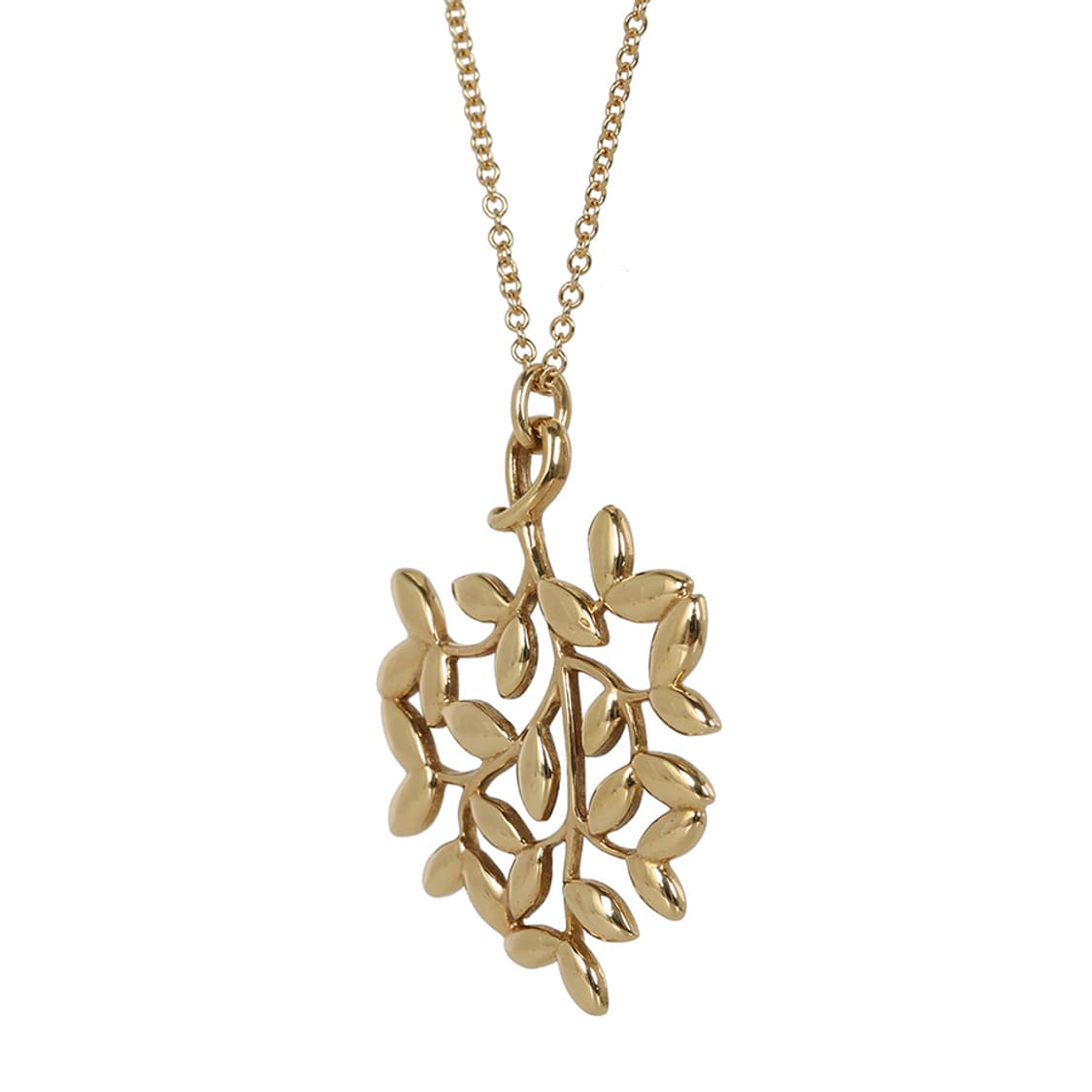 티파니 팔로마 피카소 올리브 리프 네크리스 18K 옐로우골드 목걸이 상품이미지10