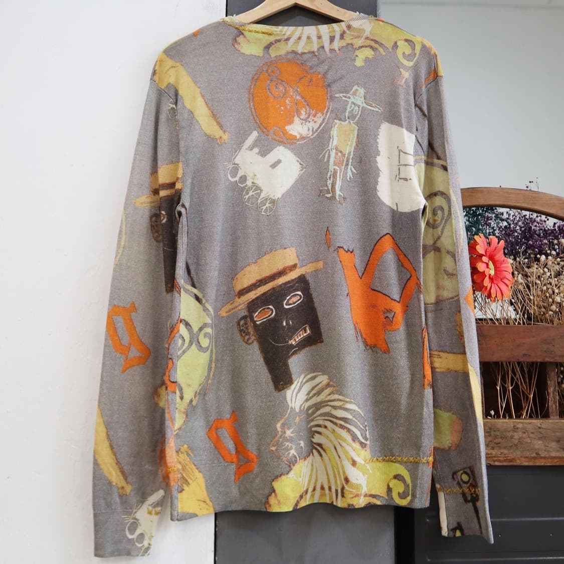 갈리아노 라나울 패턴 니트 상품이미지4