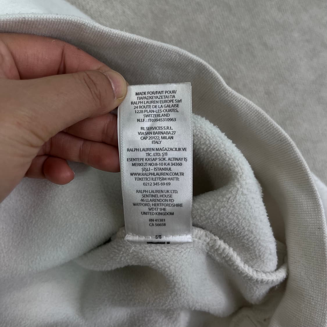 105 폴로랄프로렌 신형라벨 스몰포니 맨투맨  상품이미지7