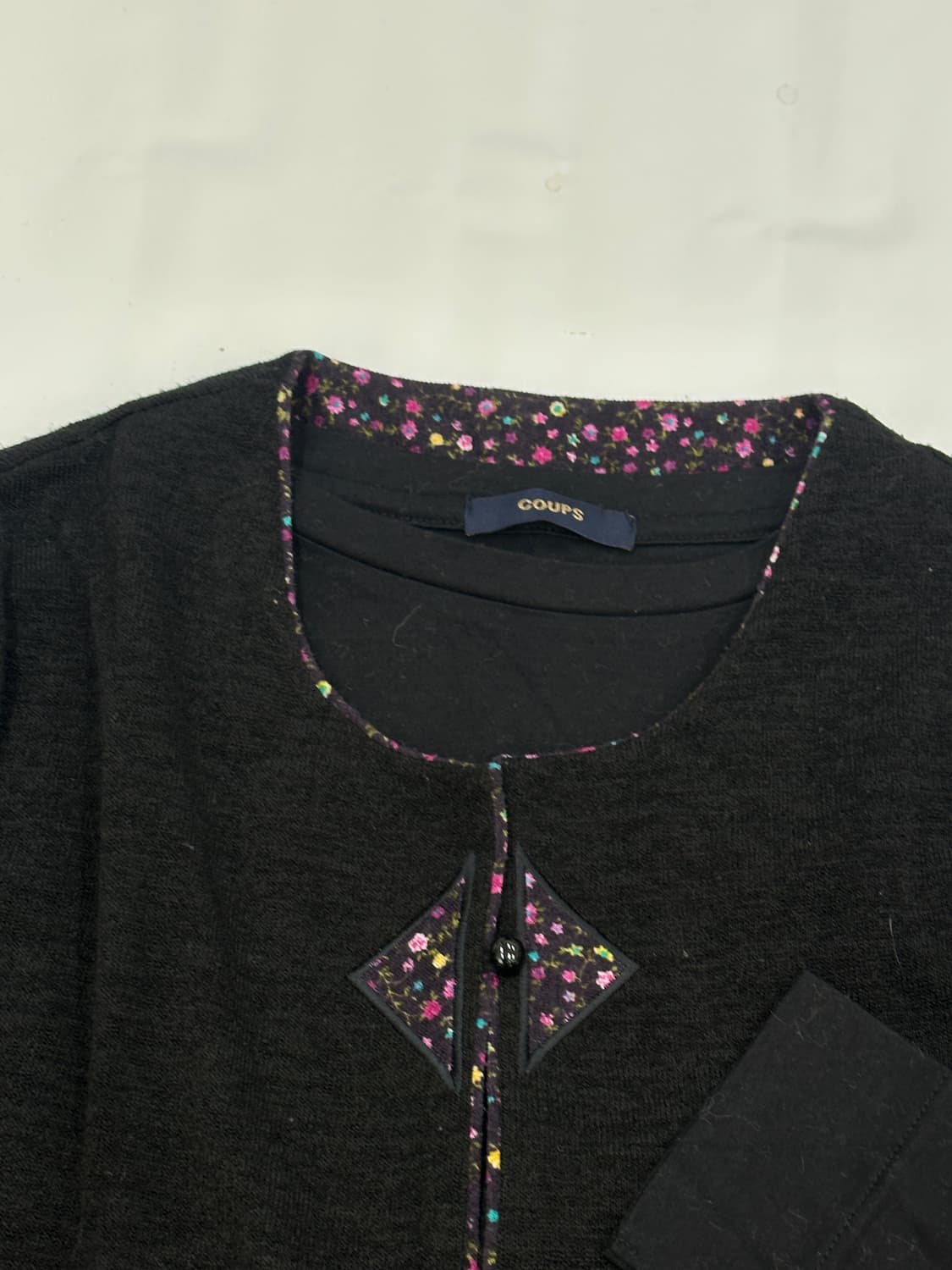 💐하구미의 블랙 플라워 코디세트💐 그런지 히피 에스닉 스커트 레이어드 상품이미지6