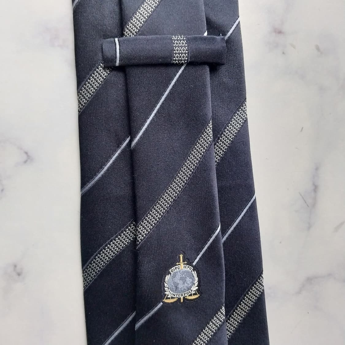 에르메네질도 제냐 실크 스트라이프 넥타이 9.2cm A+등급 K2197
 상품이미지9