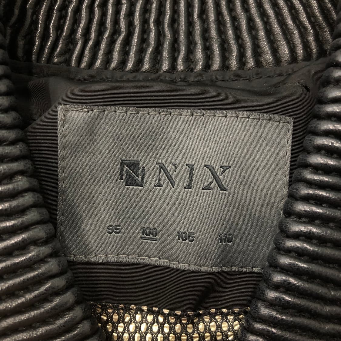 닉스 양가죽 믹스 레더 가죽 자켓 상품이미지5