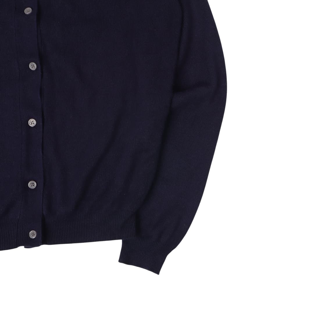 라코스테 네이비 코튼 니트 라운드 가디건 상품이미지4