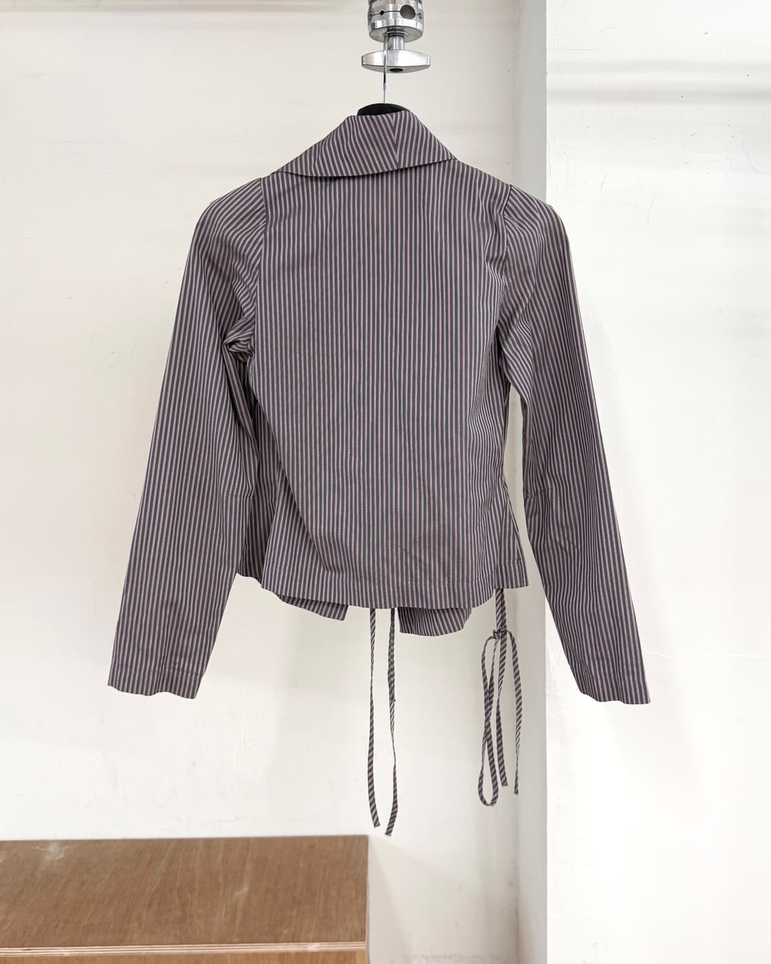 비비안 웨스트우드 레드라벨 스트라이프 코튼 타이 셔츠 상품이미지6