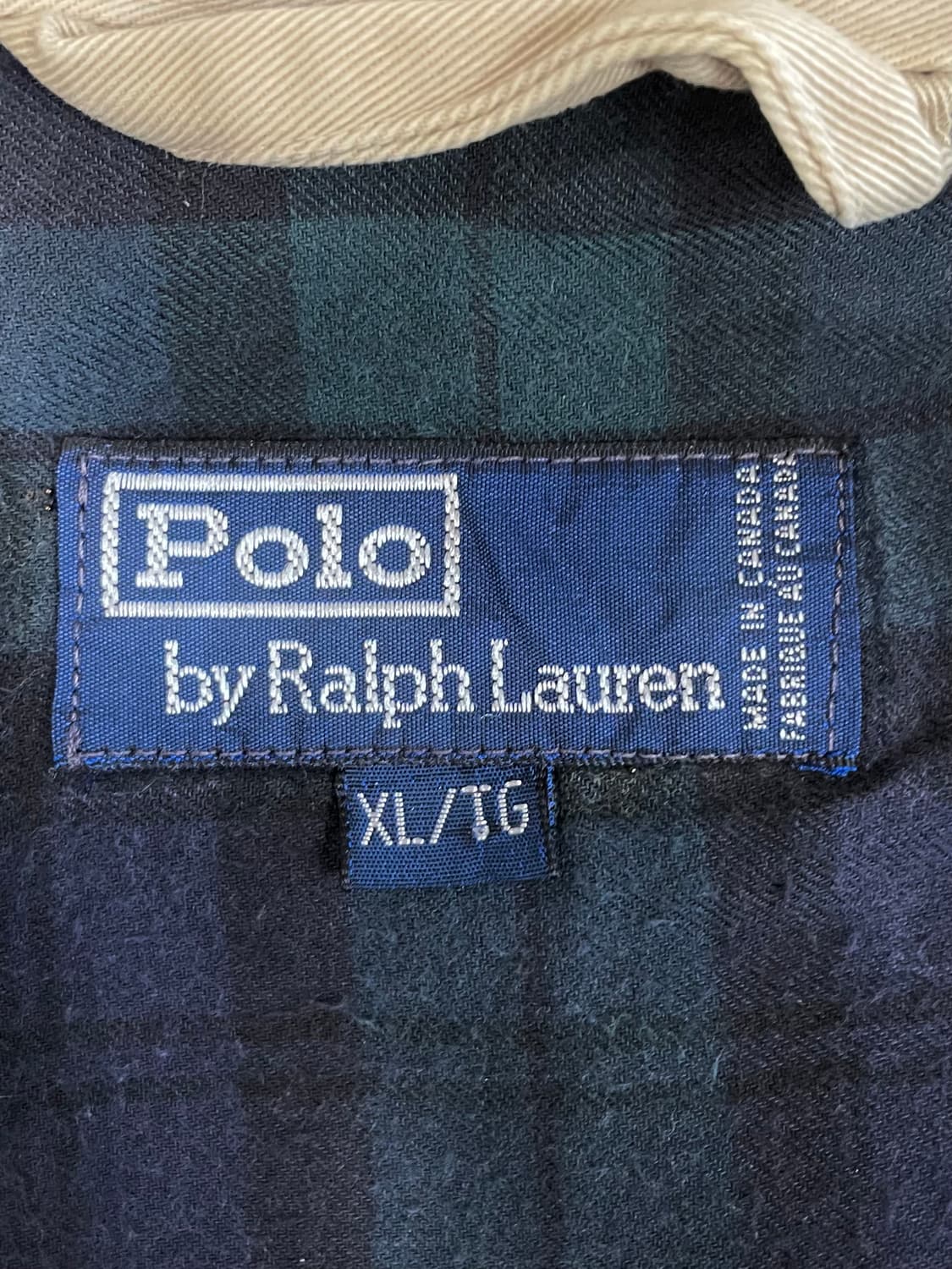 국내 유일 90s Made Canada 폴로 랄프로렌 블랙와치 스윙톱 상품이미지2