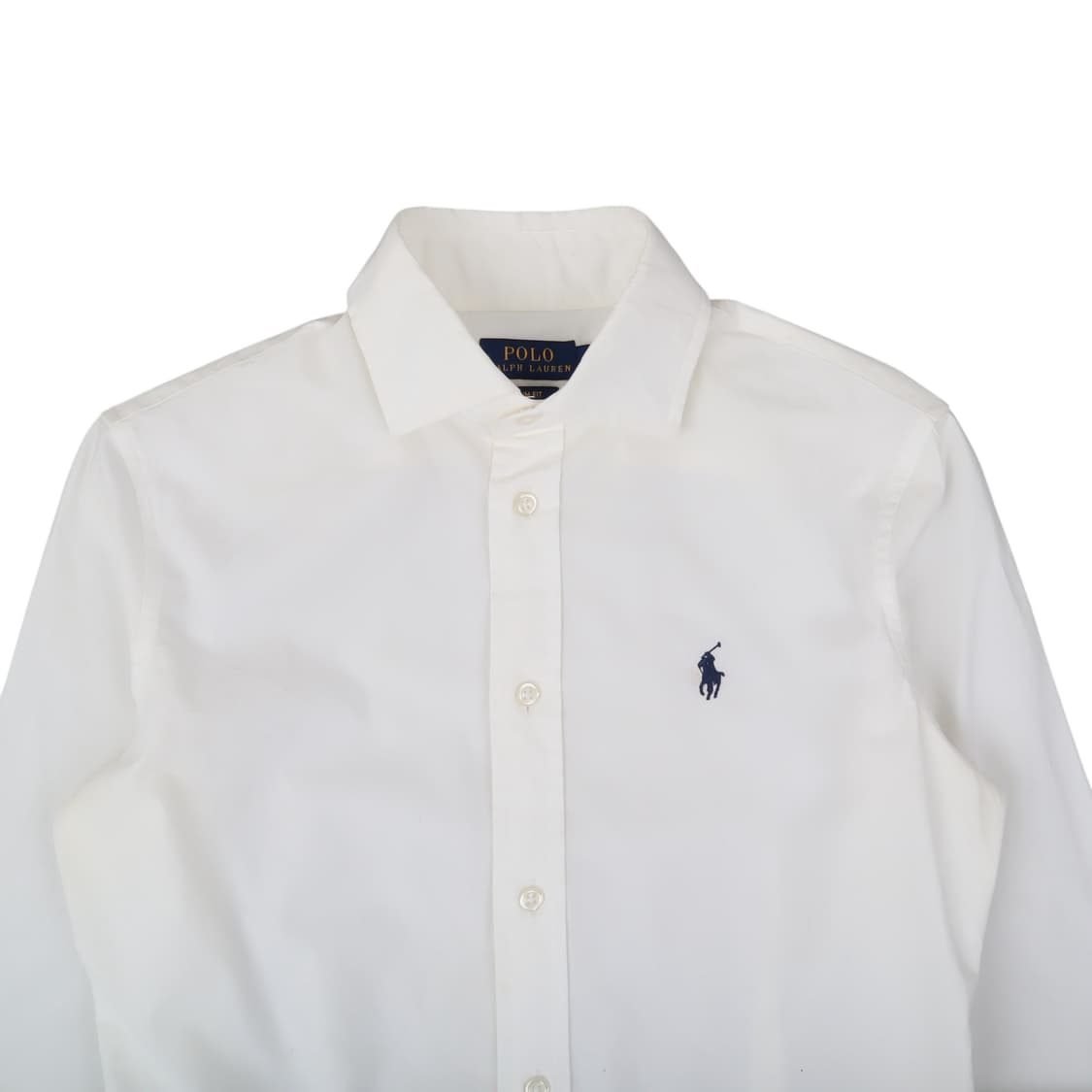 폴로 랄프로렌 우먼스 화이트 코튼 셔츠 상품이미지2
