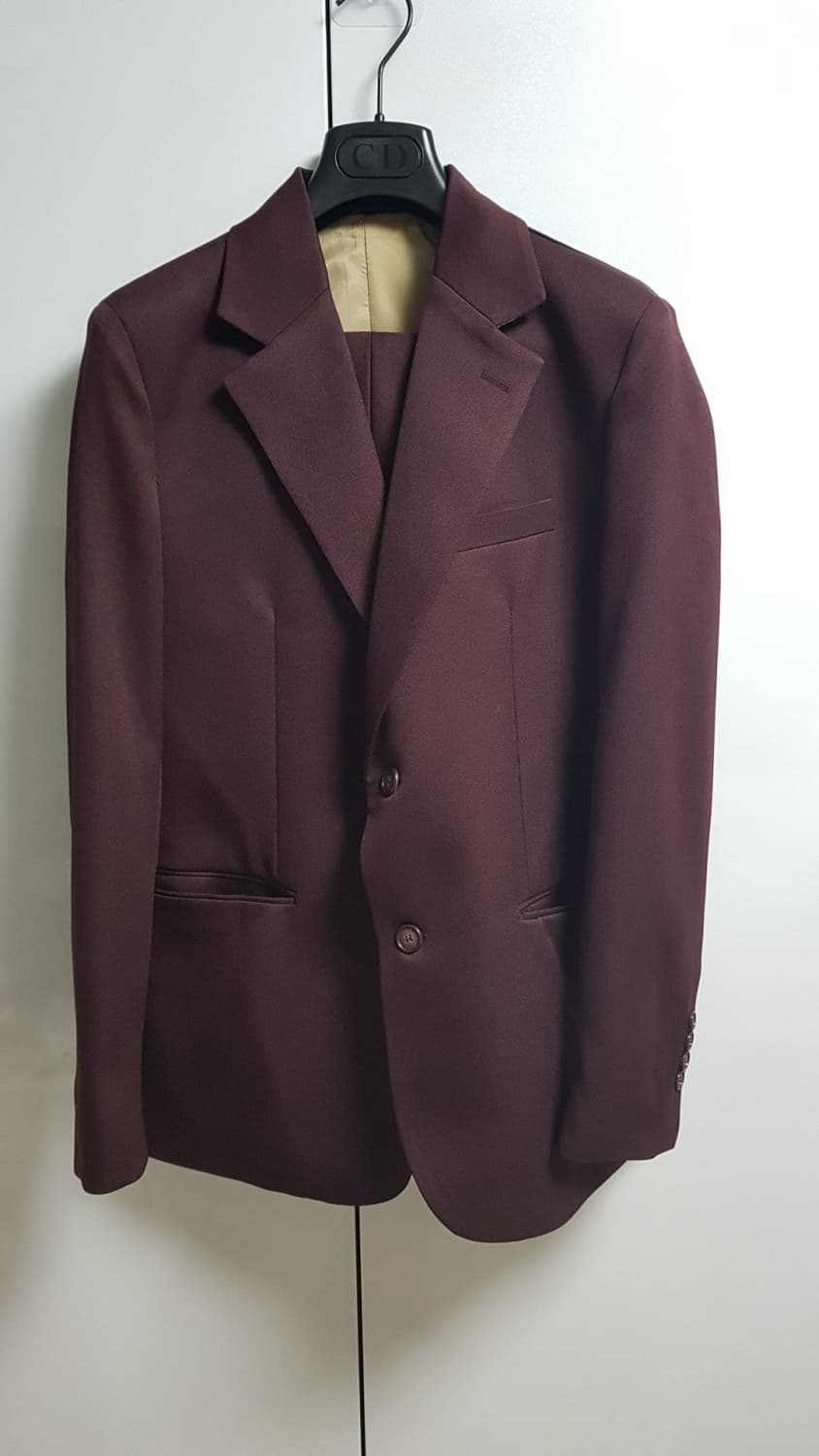 와인 버건디 셋업수트 46사이즈 상품이미지2