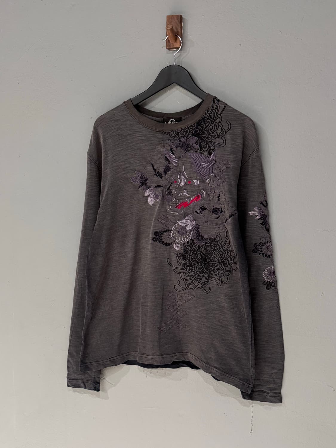 Harakari 오리엔탈 오니 자수 롱슬리브  상품이미지1