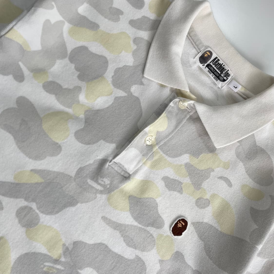 Bape 베이프 화이트 리플렉트 시티카모 사루헤드 PK 상품이미지3