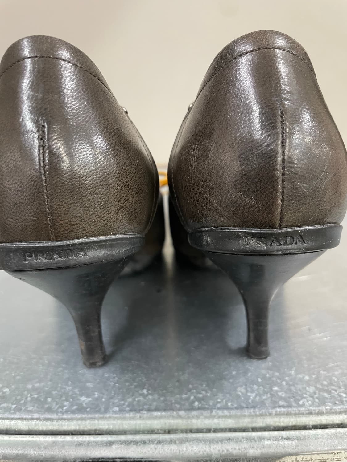 프라다 레더 펌프스 35 (gr-4682) 상품이미지8