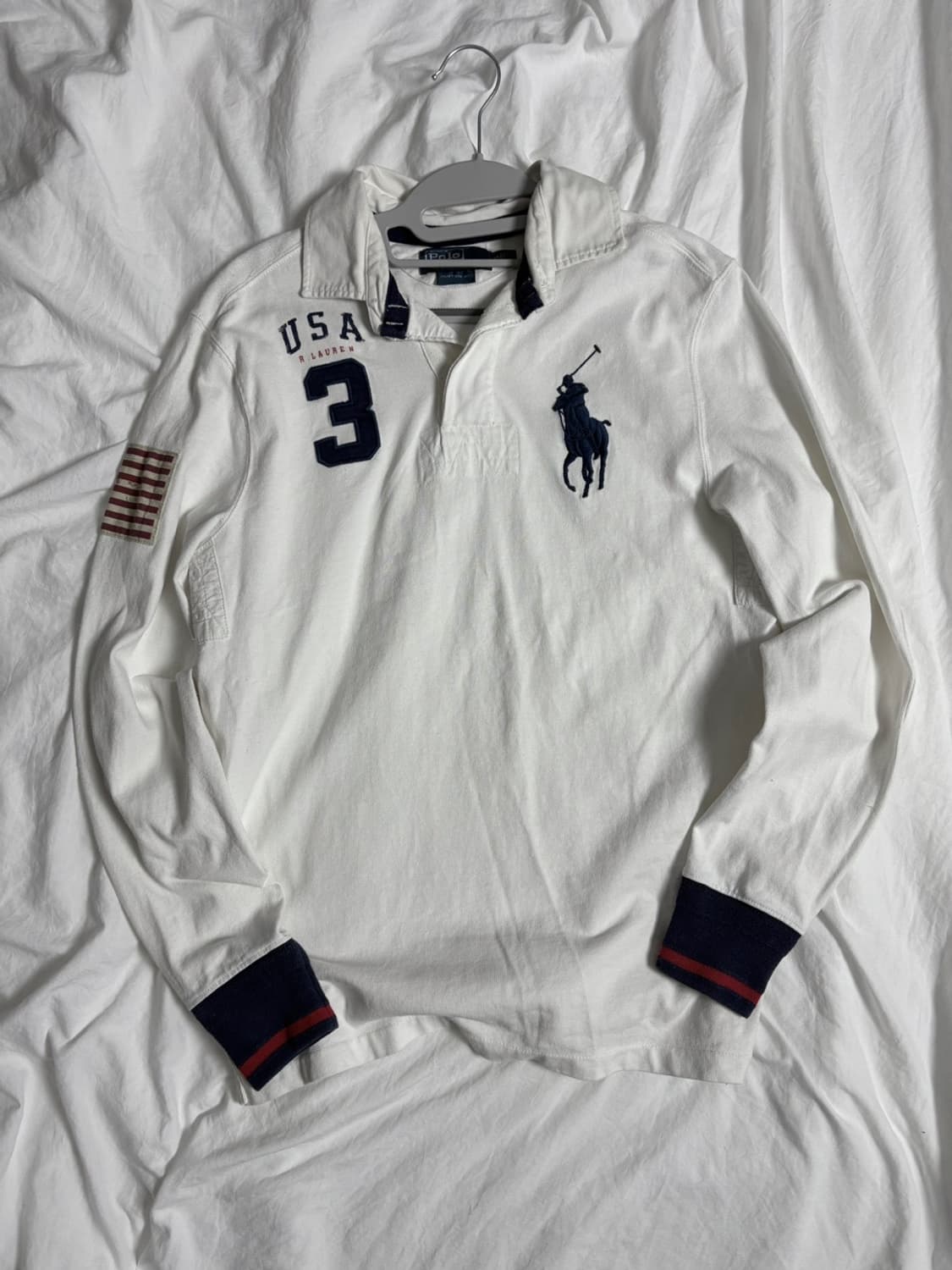 폴로 대장 성조기 카라 롱슬리브 상품이미지4