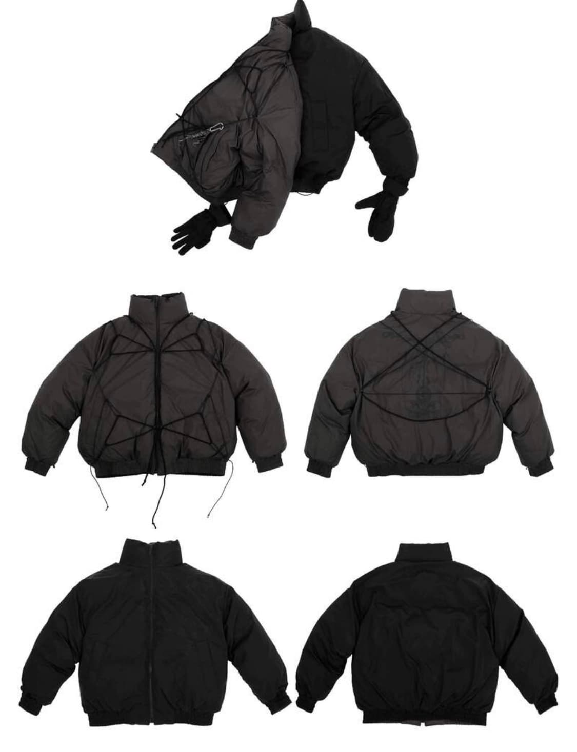 오호스 리버시블 스트랩 패딩 구합니다 상품이미지2