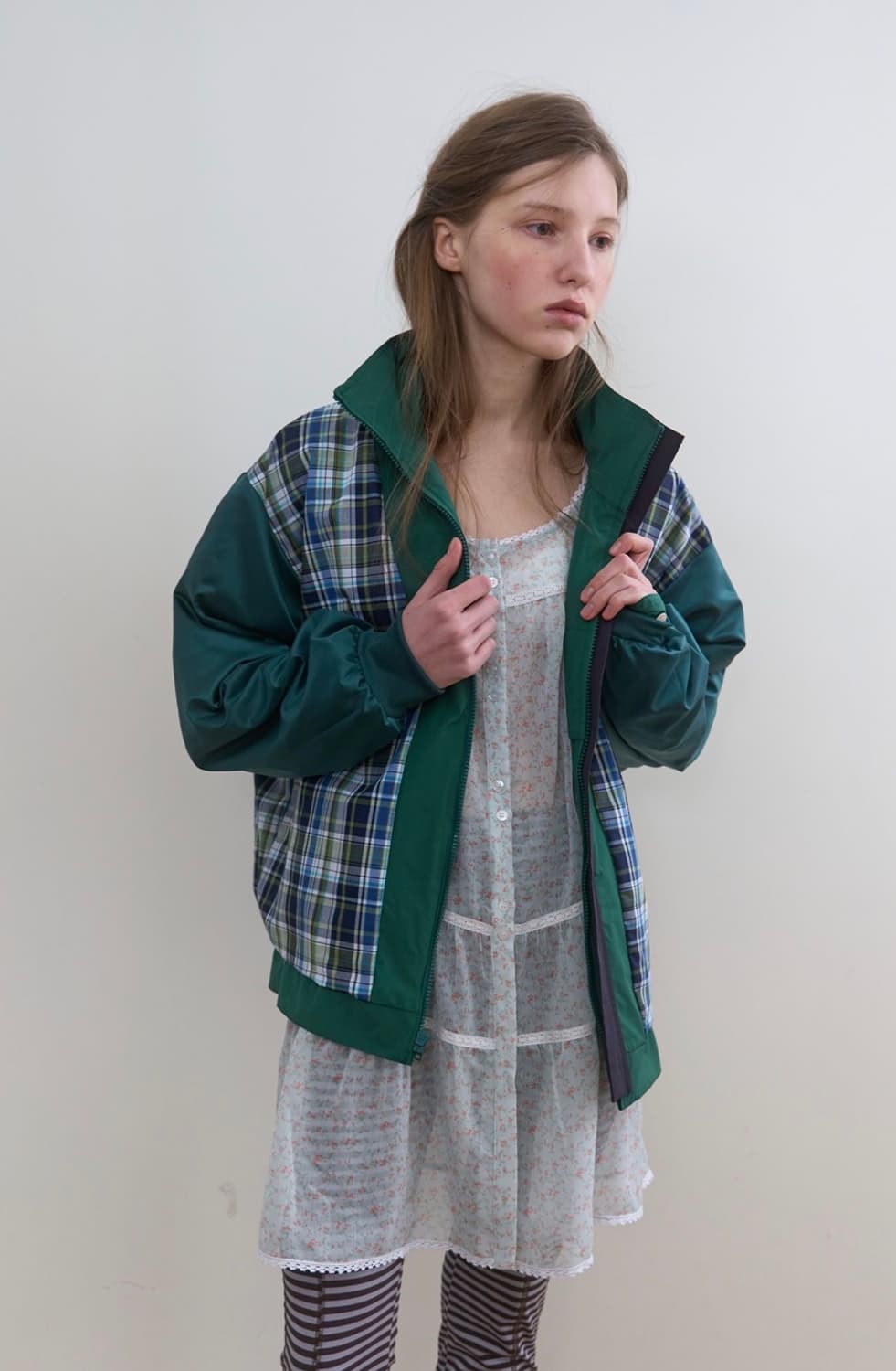 노컨텐츠 Standard Jumper Green 바람막이 상품이미지5