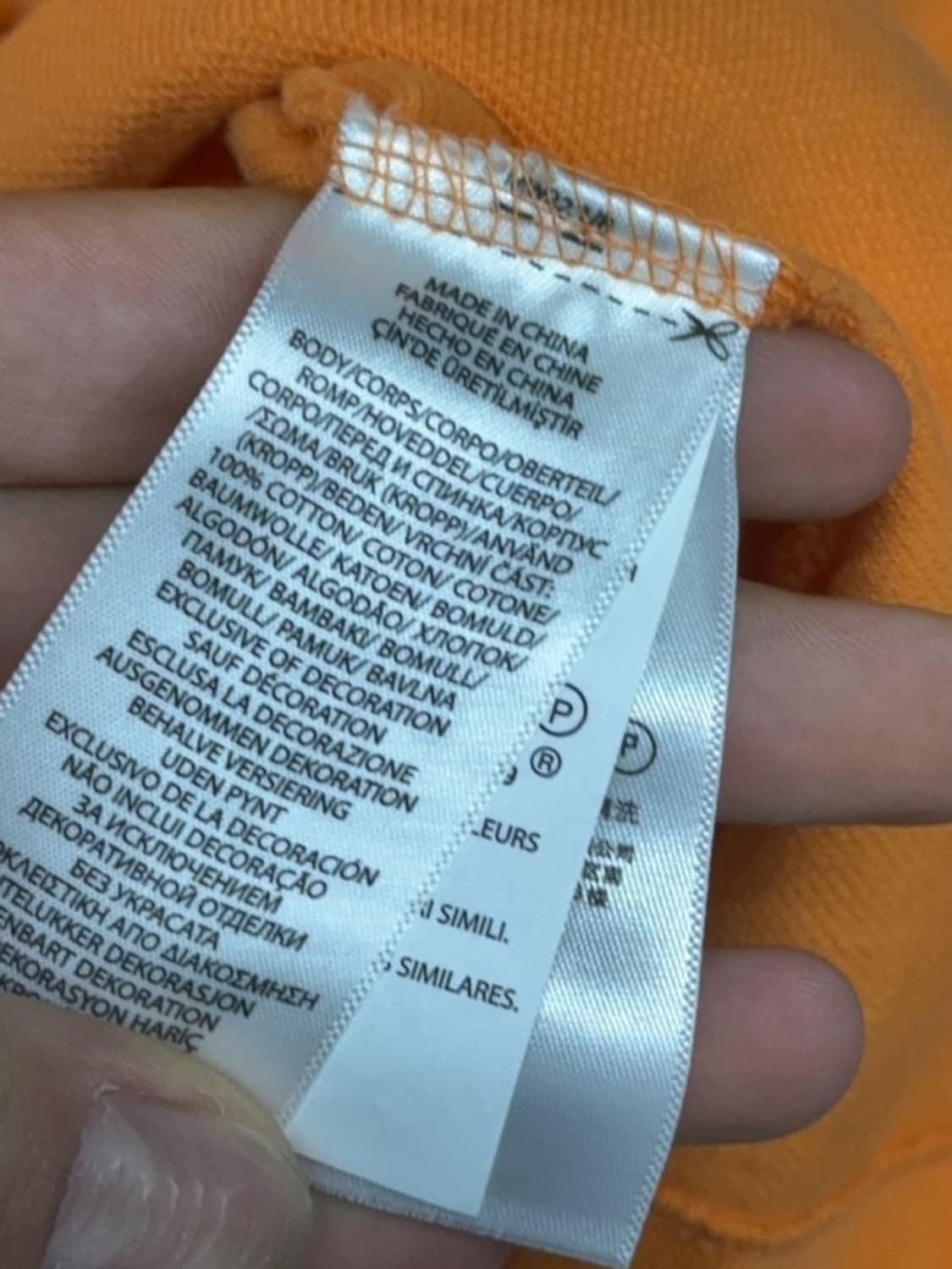 폴로 랄프로렌 오렌지 빈티지 반팔 카라티 M 상품이미지7