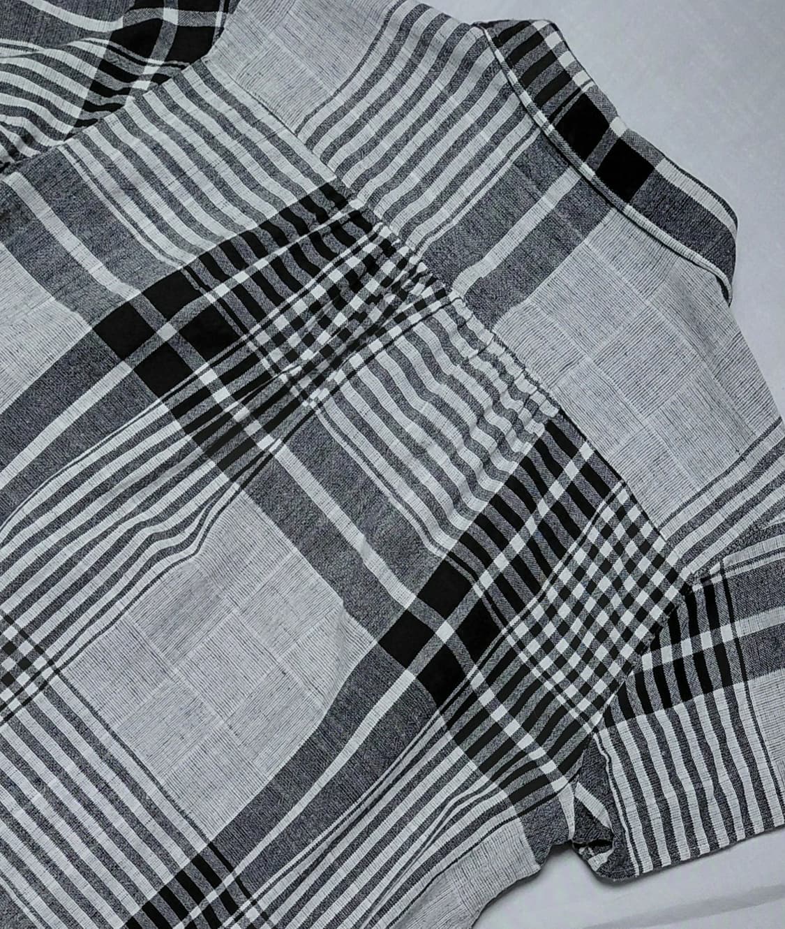 에이글(AIGLE) 빈티지 체크 원피스 (린넨 혼방 / M사이즈) 상품이미지10