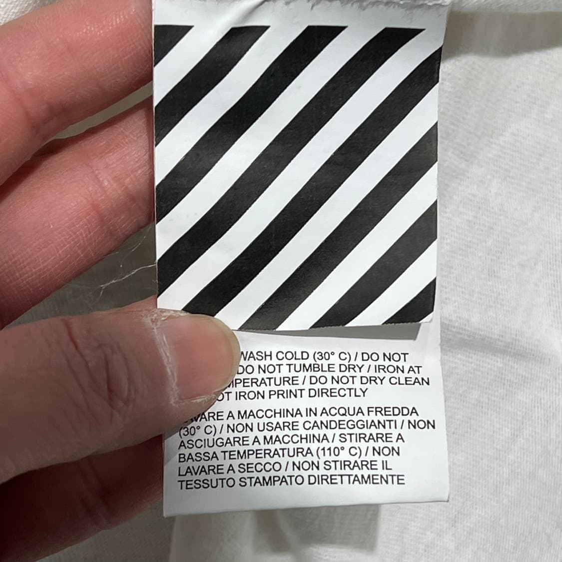 오프화이트 프린팅반팔티 s10361 상품이미지7