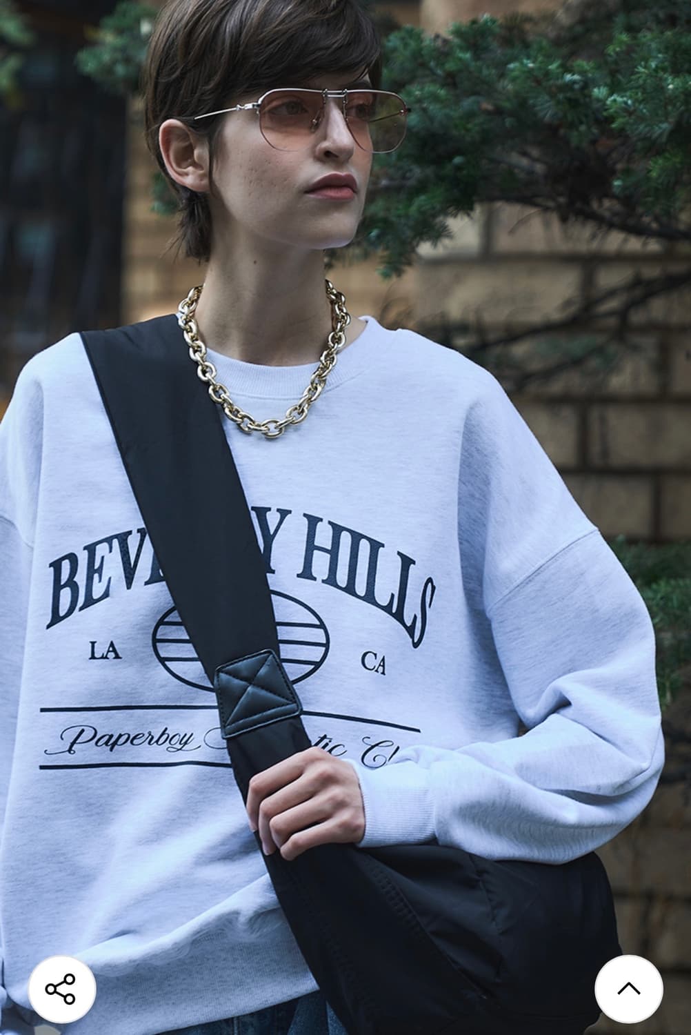 베이직 숄더백 블랙 상품이미지2