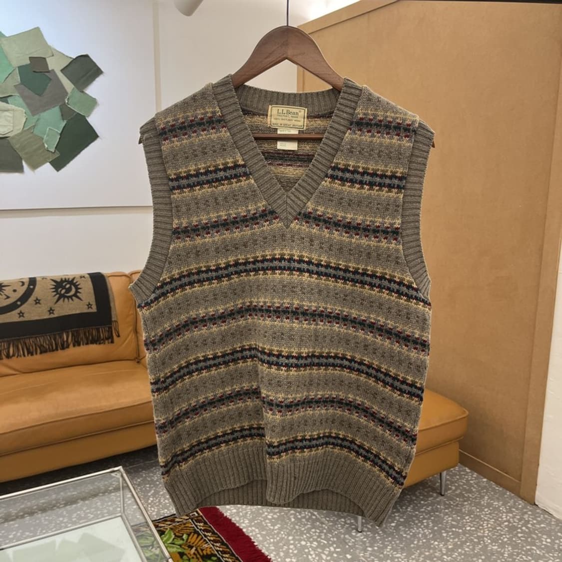 엘엘빈 L.L BEAN  아카이브 울 니트 조끼 베스트 95 C05879 상품이미지1