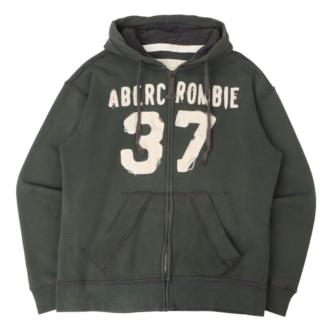 아베크롬비 37 카키 그린 후드집업 상품이미지1
