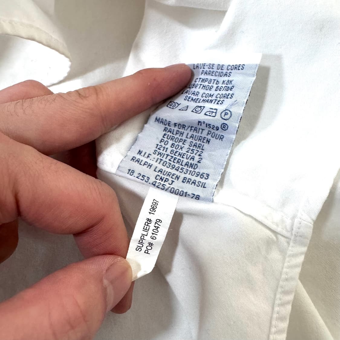 신형 폴로 랄프로렌 화이트 셔츠 상품이미지4