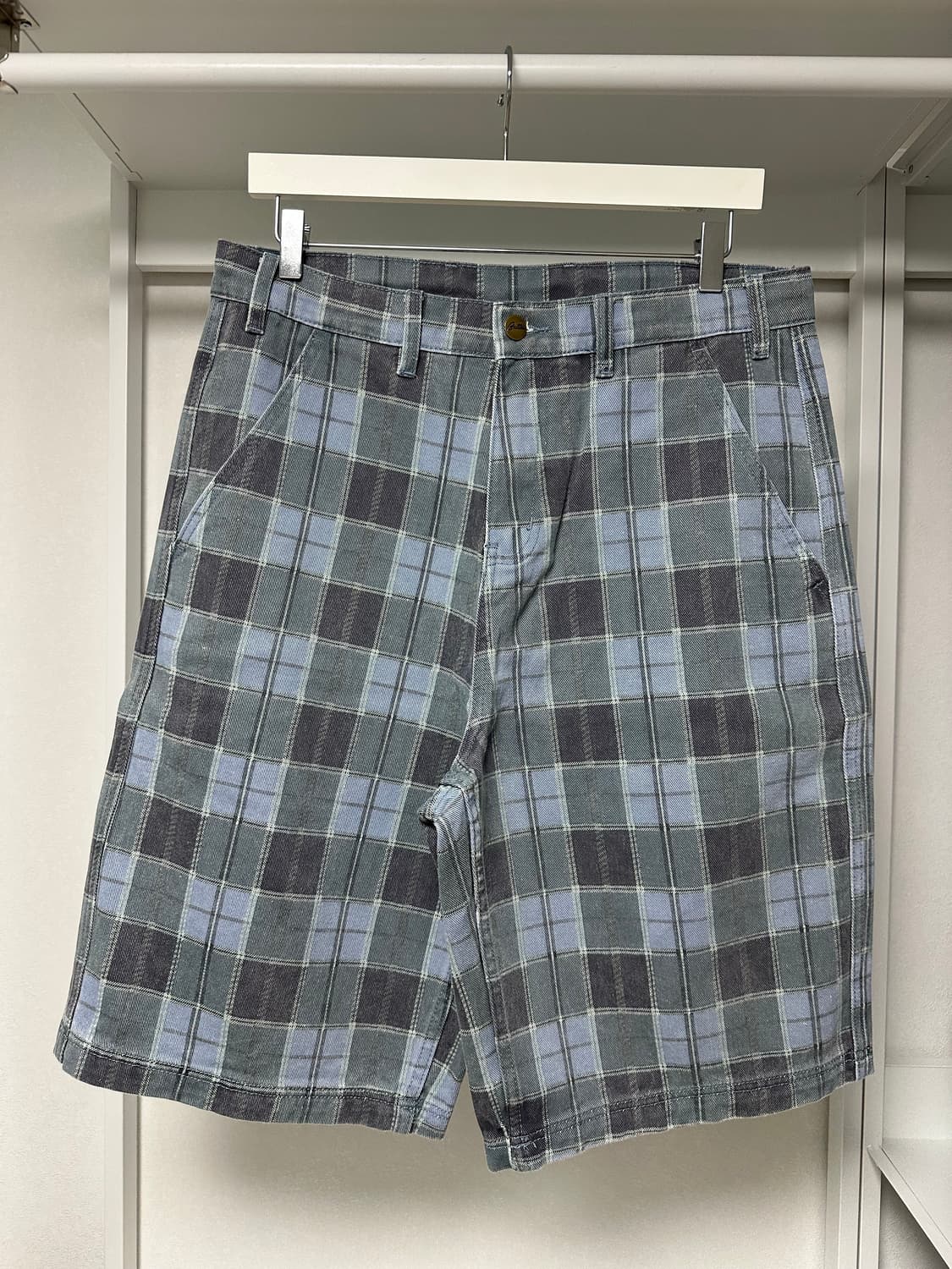 버터굿즈 체크 버뮤다 팬츠 급처 상품이미지7