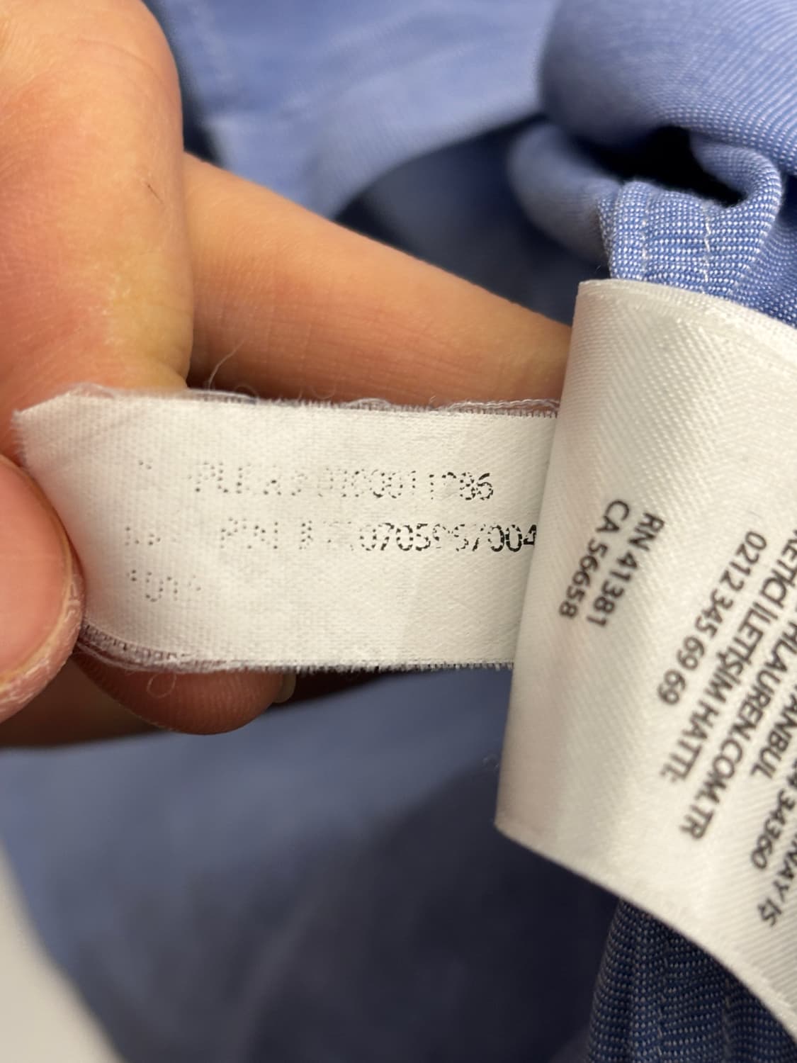 폴로 랄프로렌 솔리드 셔츠 S 상품이미지7