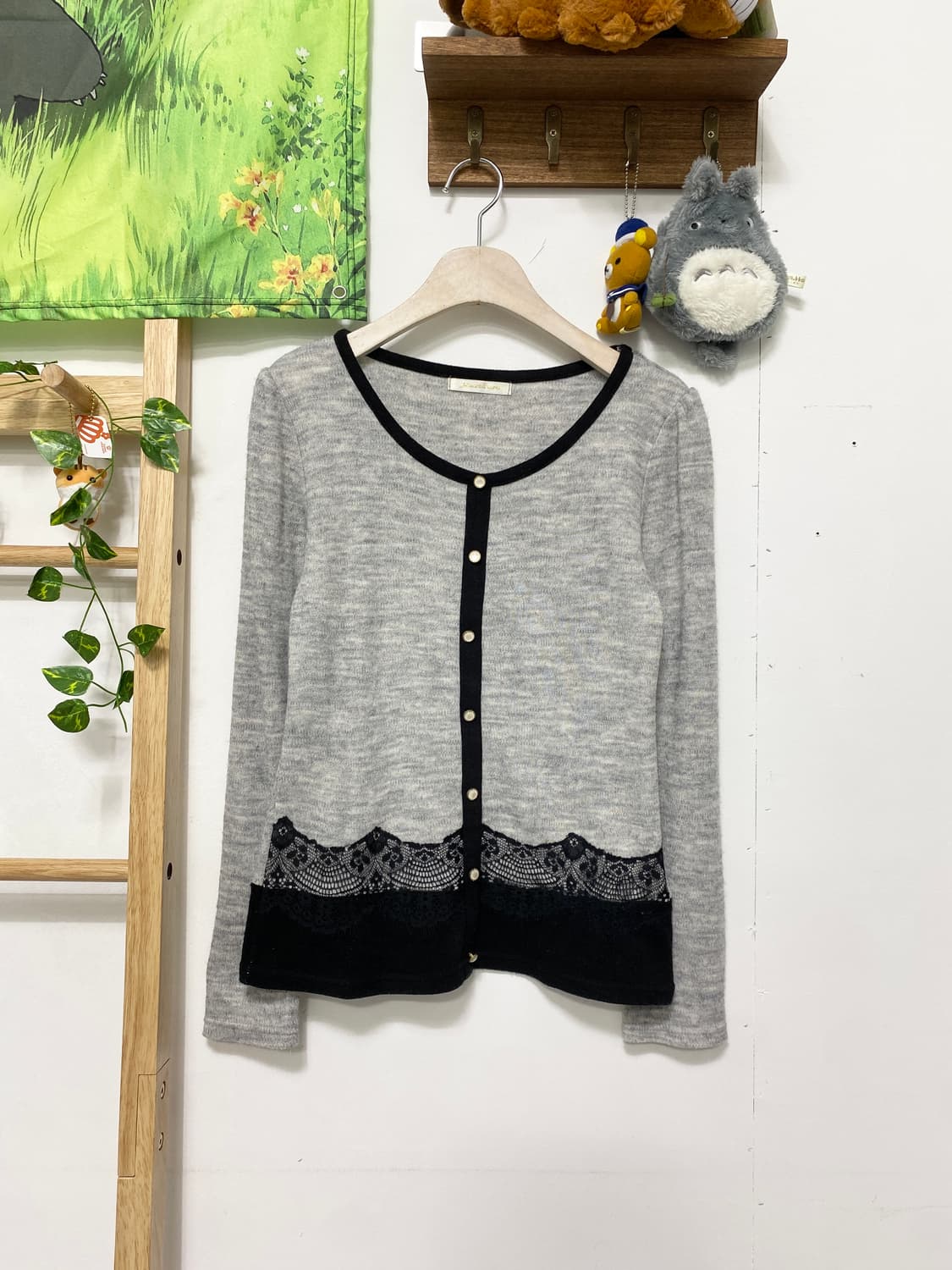 ꒰ঌ 사와코 무채색 케이프 세트 ໒꒱ 상품이미지3