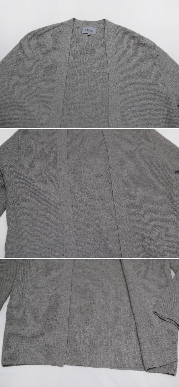 시리즈 버튼리스 울캐시미어 트위드 믹스 니트 가디건 (100) 상품이미지6