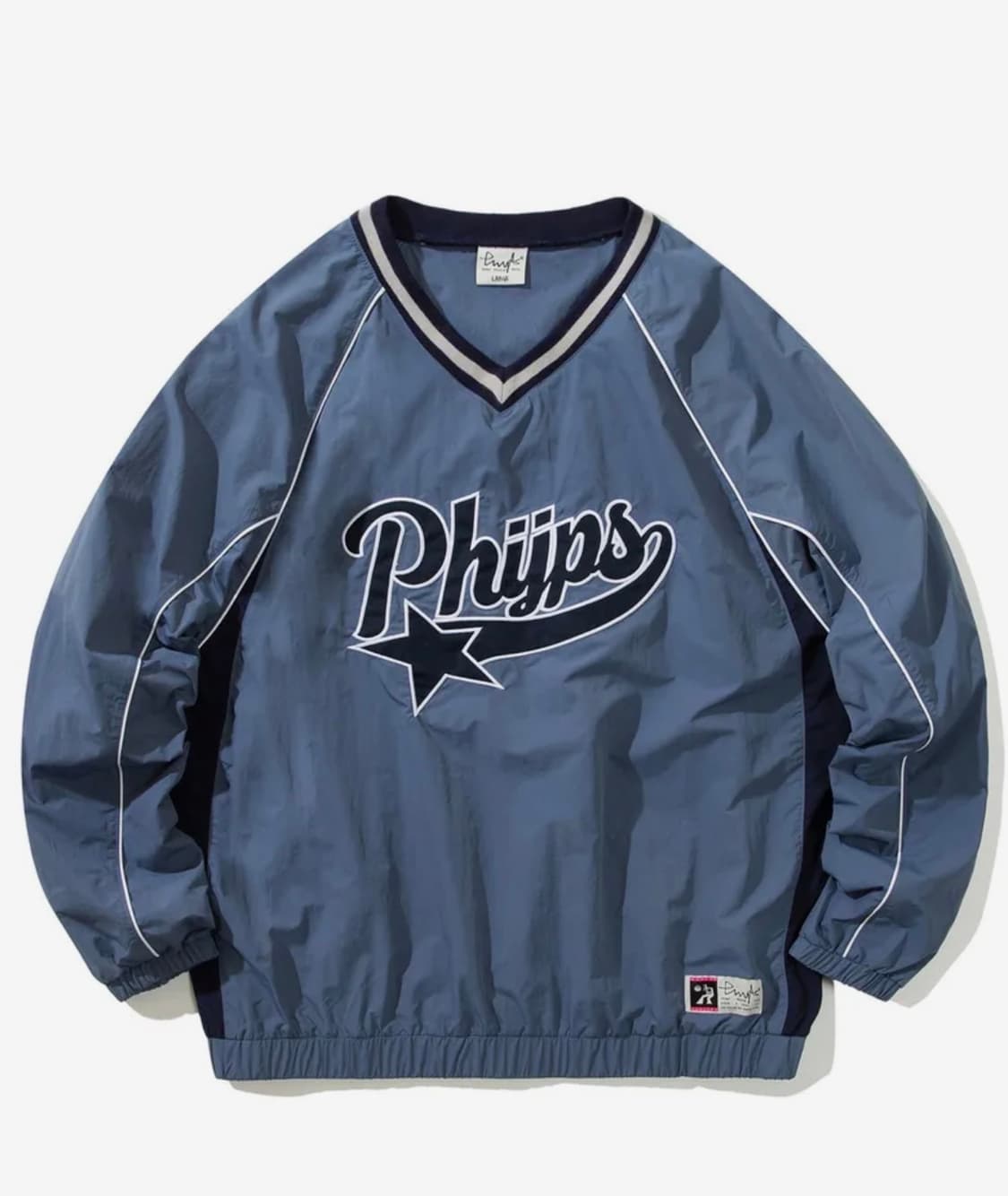 피지컬 디파트먼트 테일로고 롱슬리브_네이비 상품이미지1