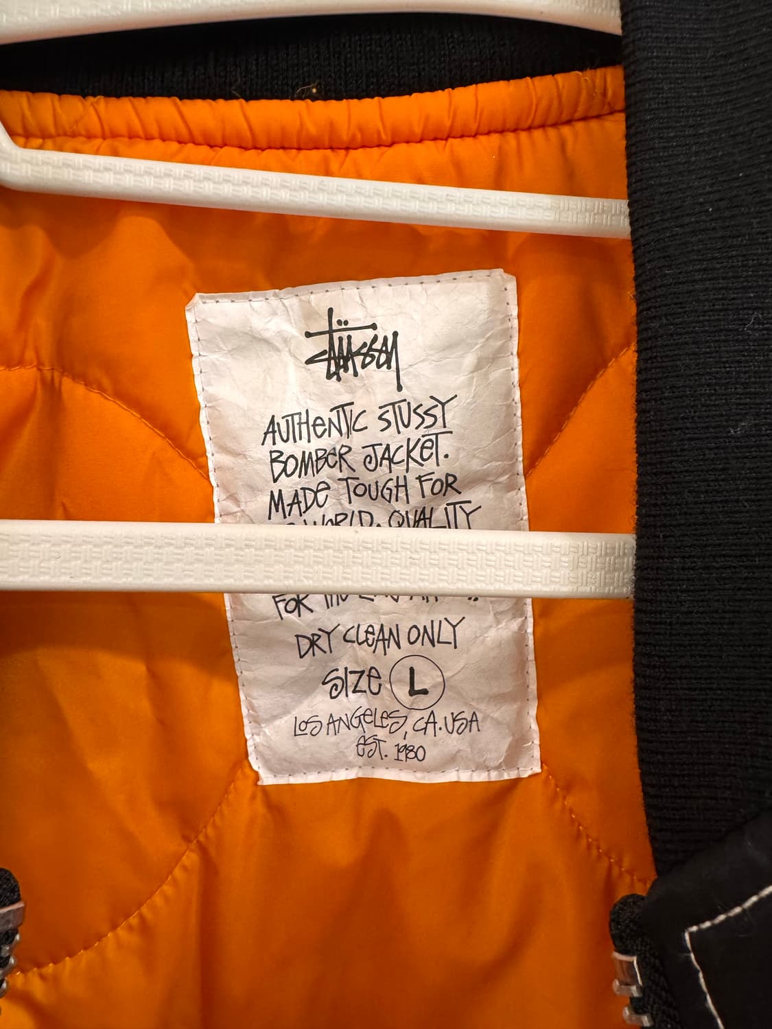 스투시 빌트 리버시블 봄버 자켓 L 상품이미지2