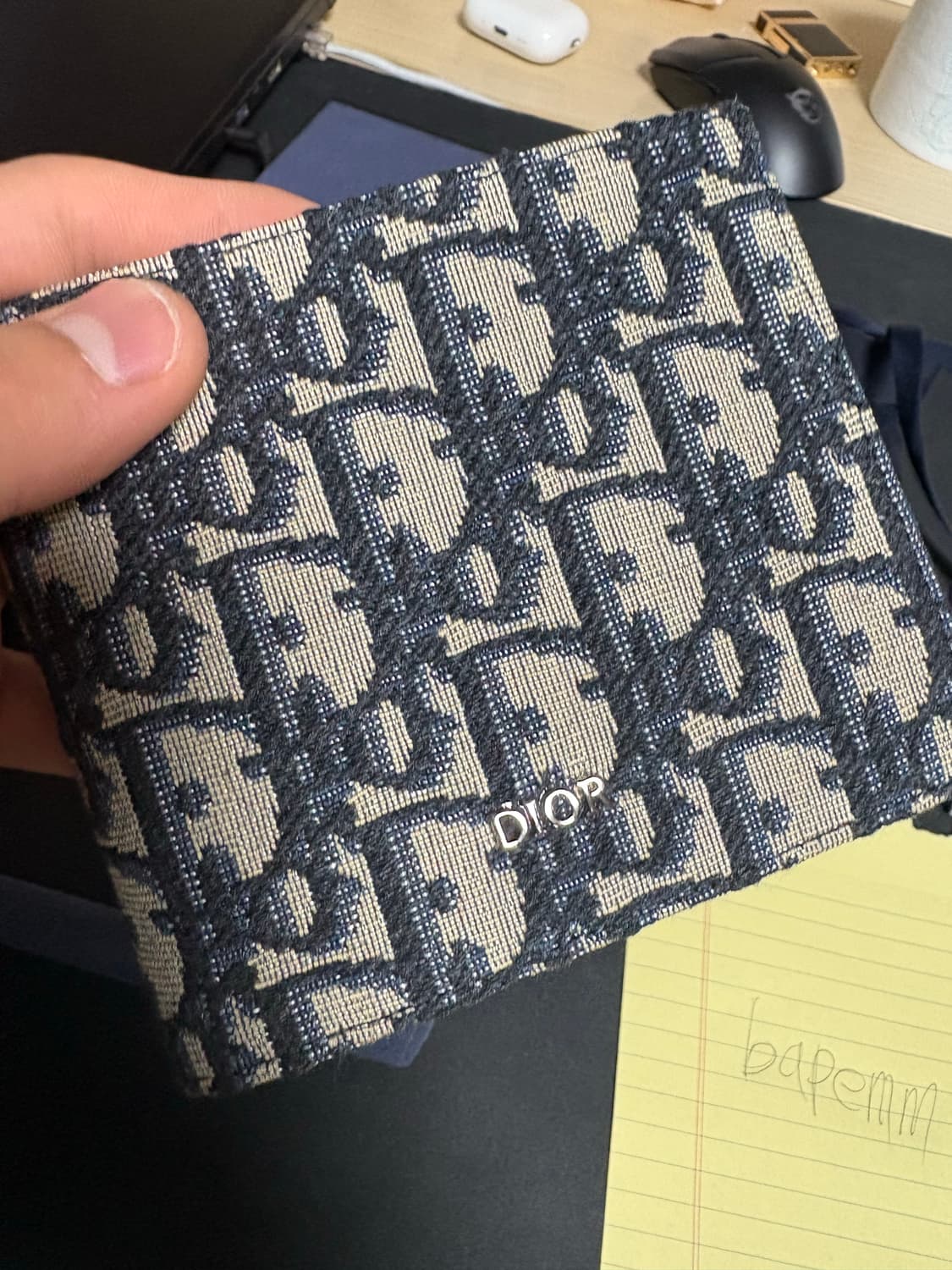 디올 반지갑 베이지 새상품 (급처 상품이미지2